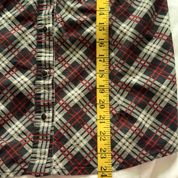 Eve Gravel Plaid Shirt, Size M - Picture 15 of 15